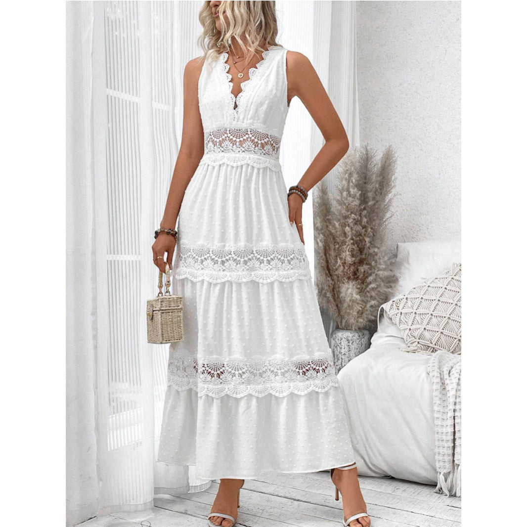 Robe d'Été Chic en Dentelle