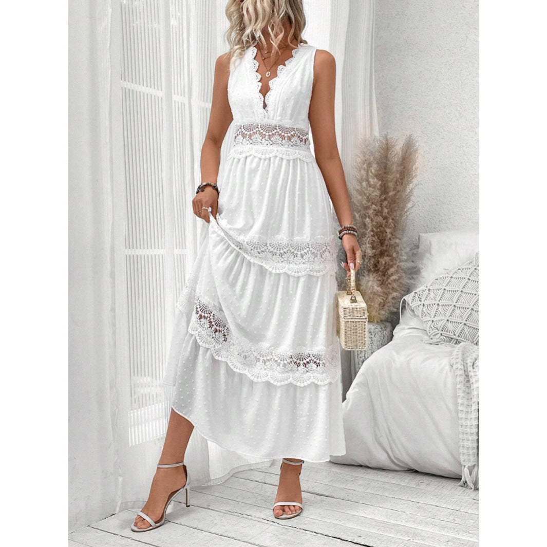 Robe d'Été Chic en Dentelle