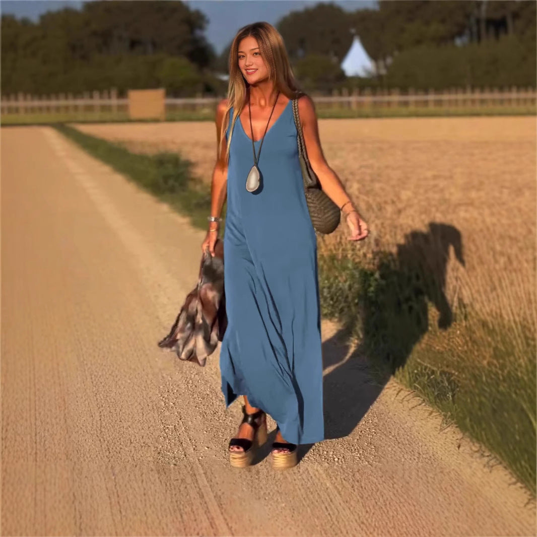 Robe Élégante à Fines Bretelles