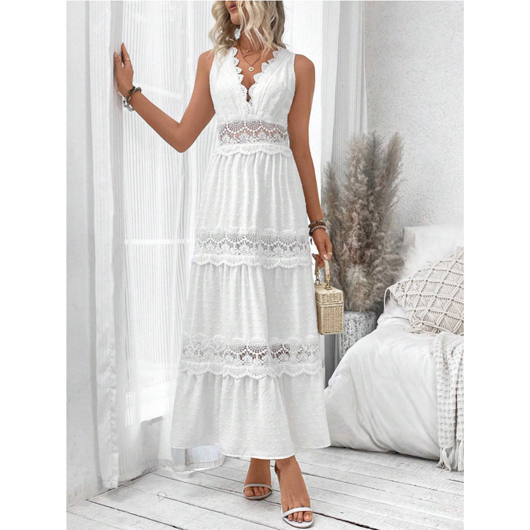 Robe d'Été Chic en Dentelle