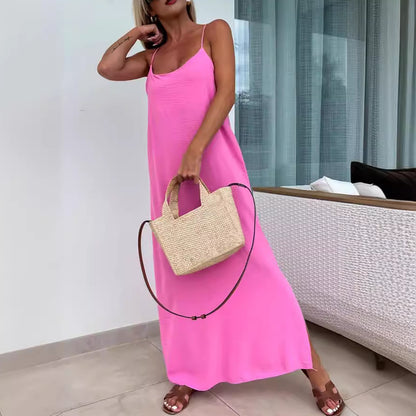Robe Fluide à Bretelles