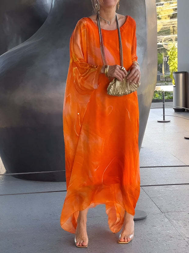 Robe Élégante en Chiffon
