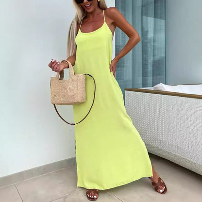 Robe Fluide à Bretelles